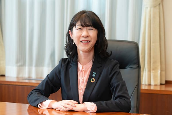 取締役常務執行役員 サステナビリティ推進担当役員 兵藤 郁子